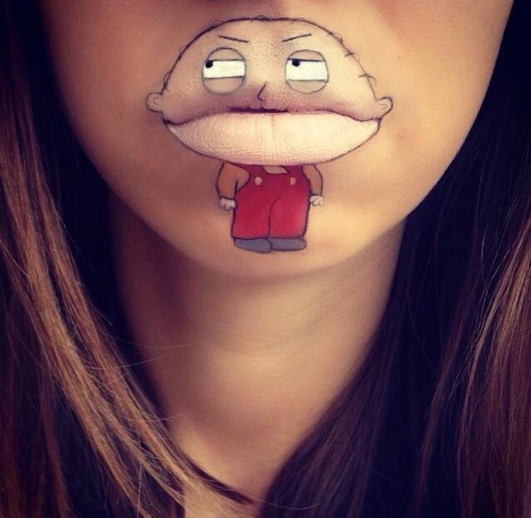 Laura Jenkinson Cartoon-Faces-with-Human-Mouths 07