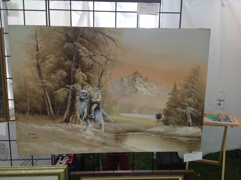 Thrift Store Paintings Made Awesome [Images]