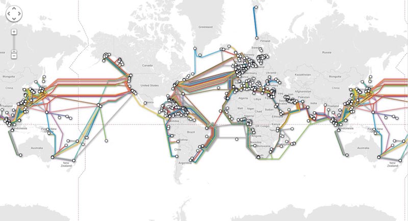 The Undersea Cables that Connect the World
