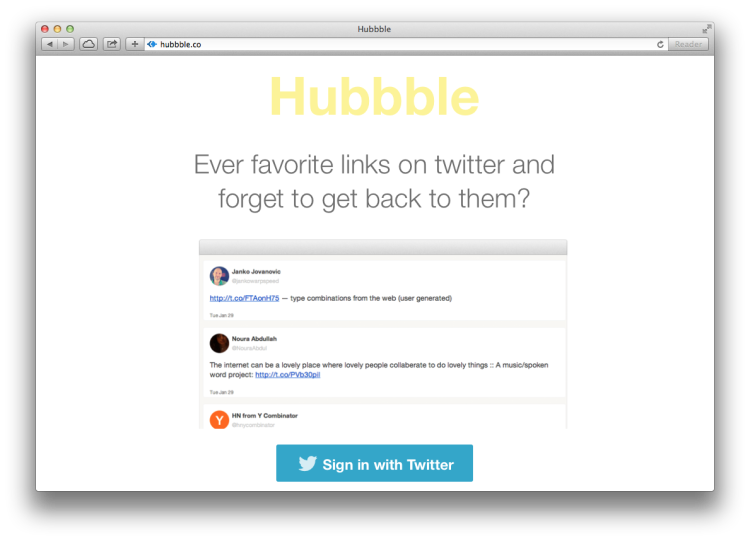 Hubbble Screenshot