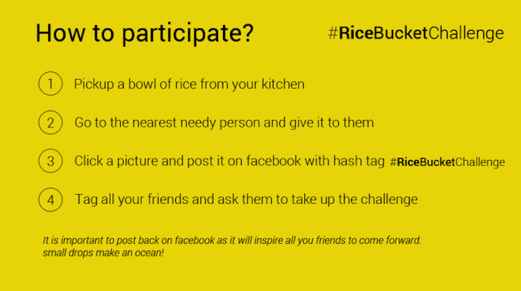 Rice Bucket Challenge Banner