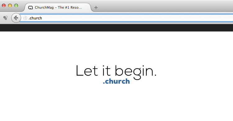 The .CHURCH Early Access Program is Here!