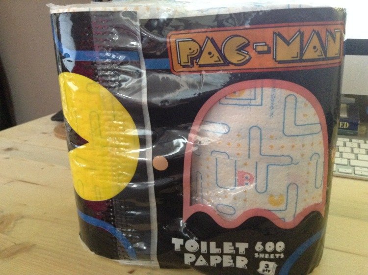 Pac Man Toliet Paper - Ghost Wipe 1