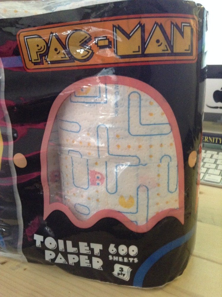 Pac Man Toliet Paper - Ghost Wipe 3