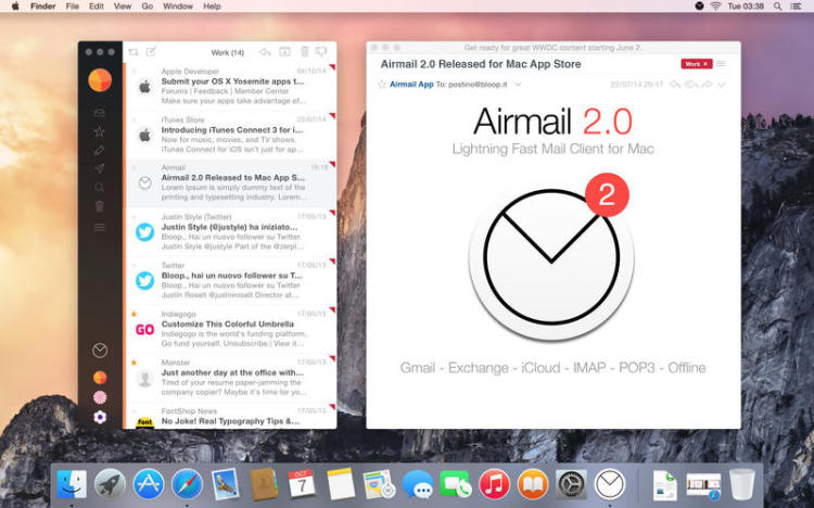 best mac email client gmail airmail