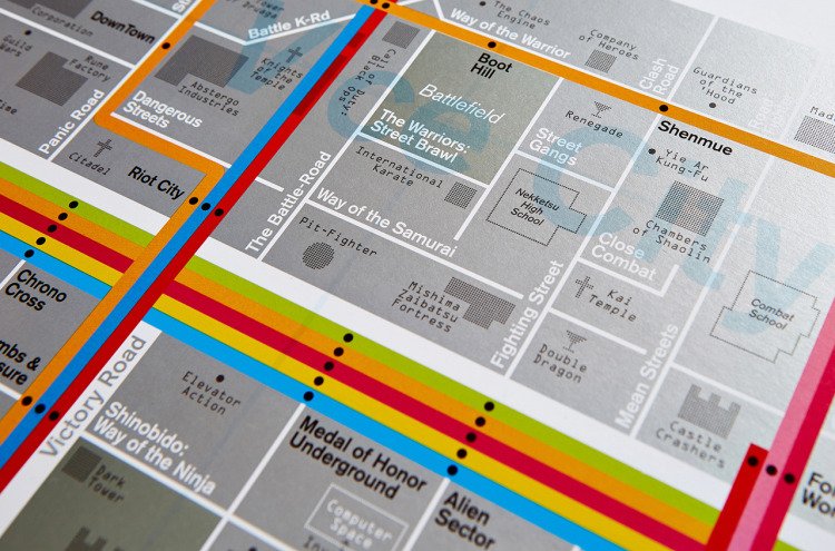 A City Map Built From More Than 500 Video Games 2