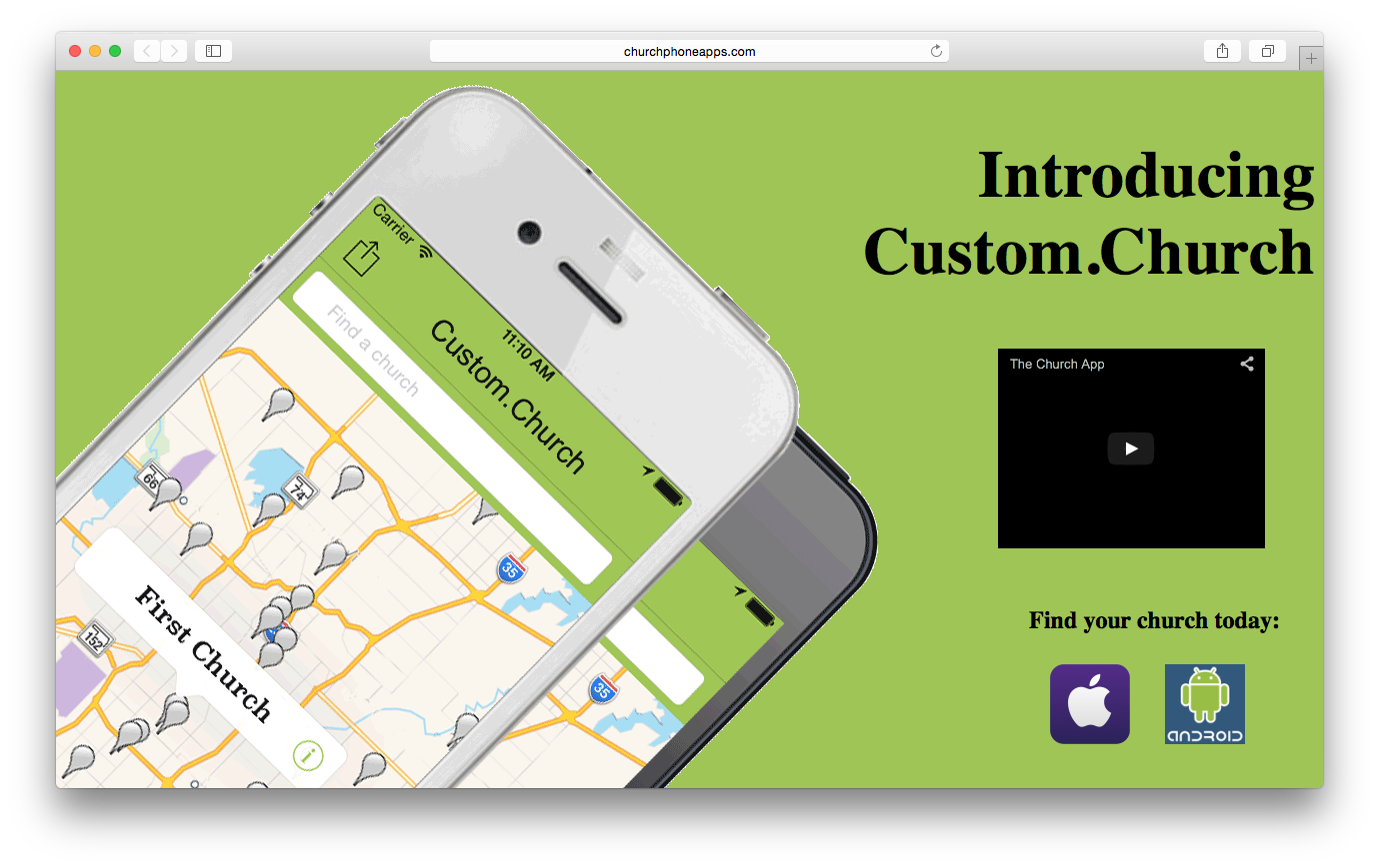 The Custom.Church App: Find and Be Found