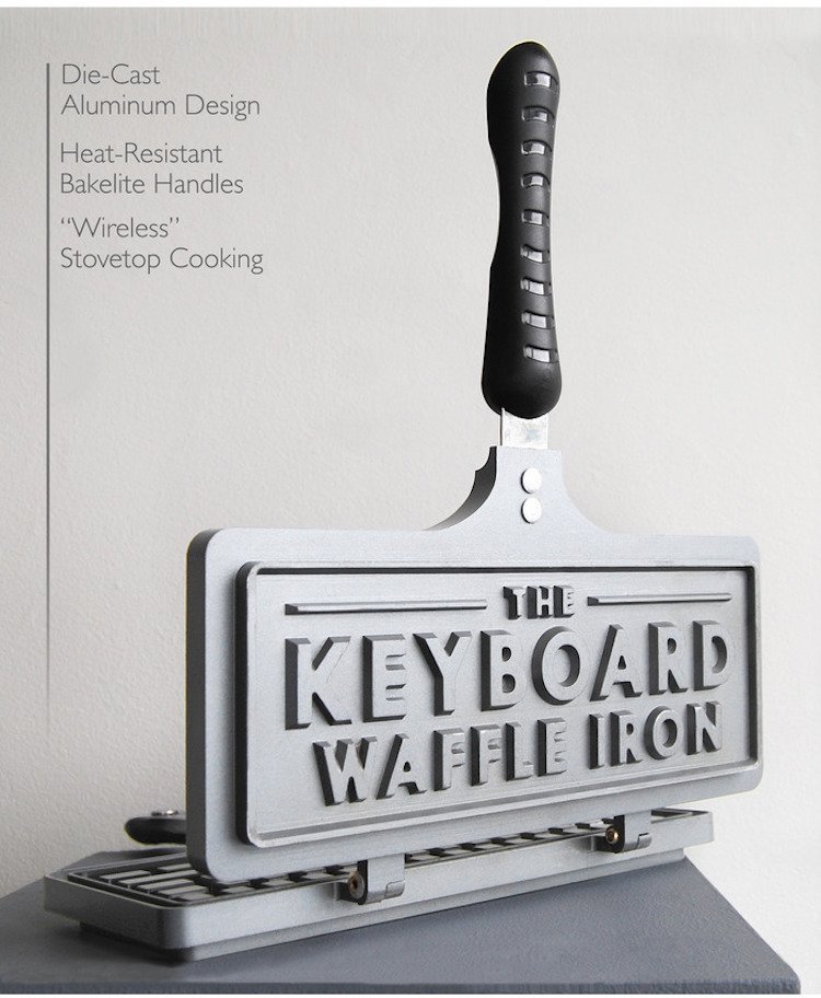 Keyboard Waffle Iron - Long