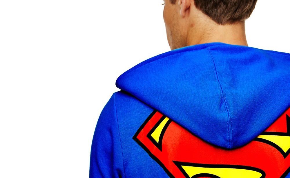 Superman Onesie or Blogger Uniform?