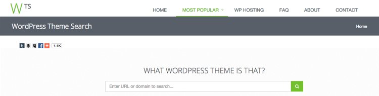 Easily See What WordPress Theme Is Used