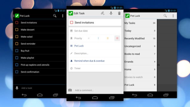 Tasks Astrid To-Do List Clone - Screen