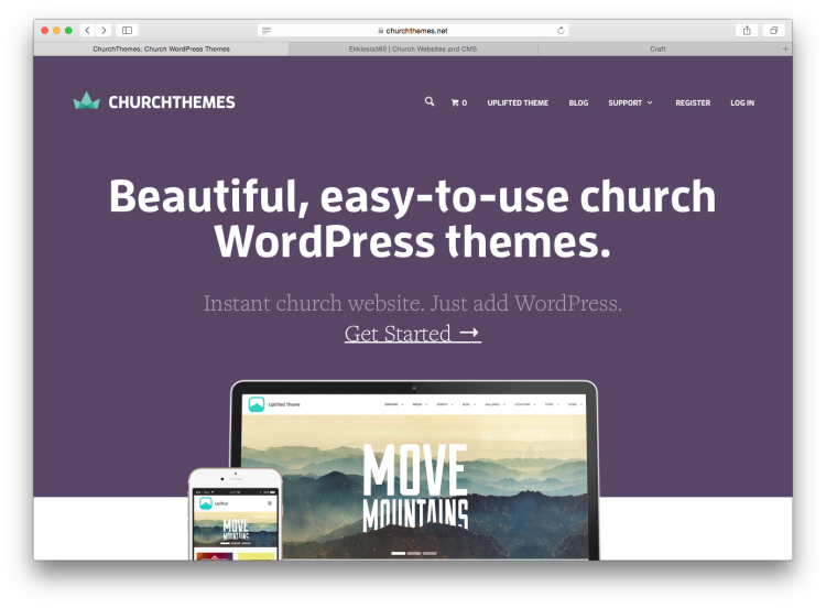 Church Themes Screen