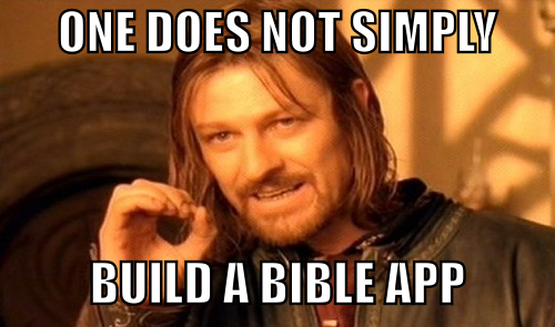 building a bible app