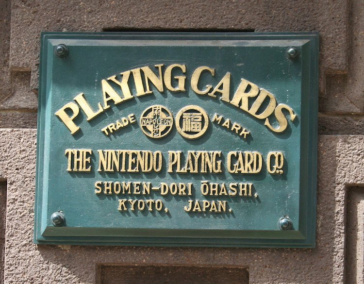nintendo playing card