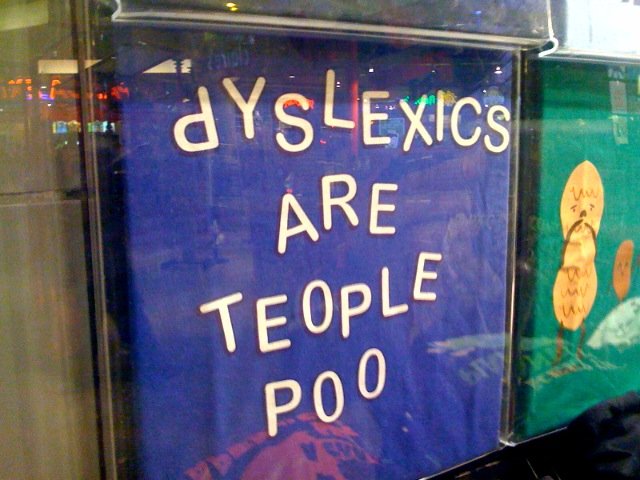 dyslexics are people too image