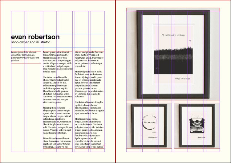 grid layout print - image