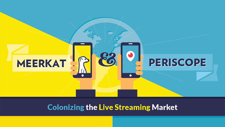 Meerkat vs Periscope [Infographic]