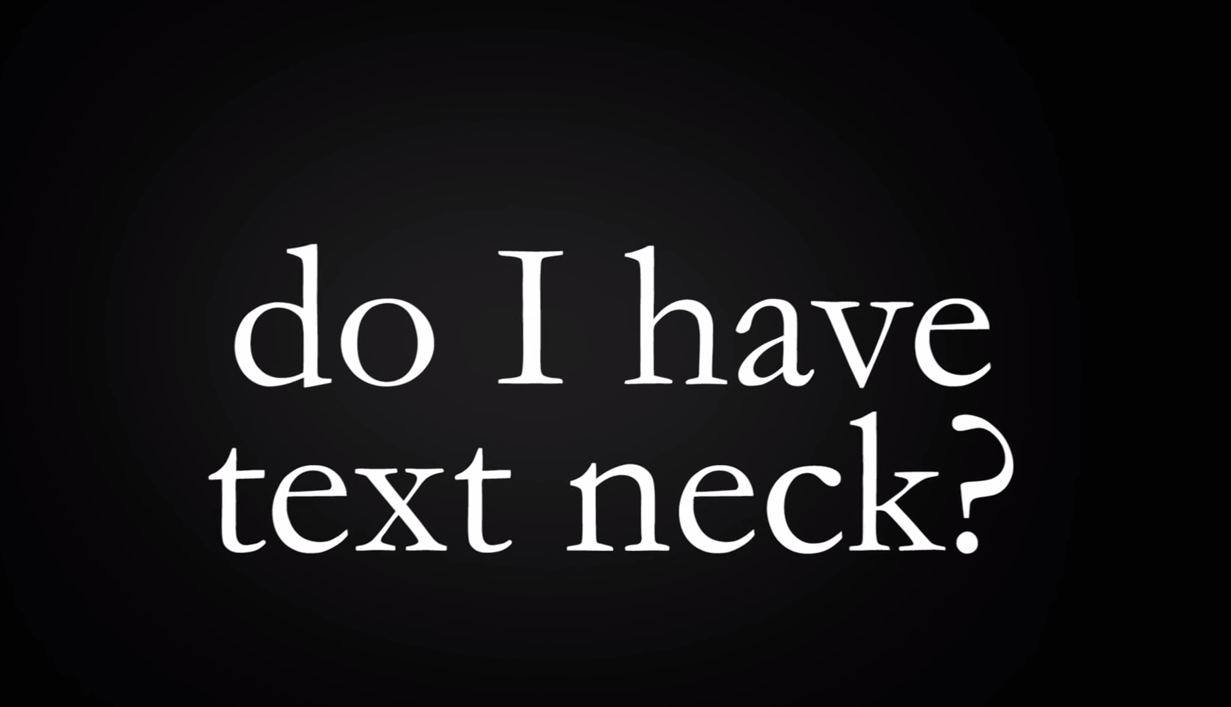 What Texting Does To Your Neck [Video]