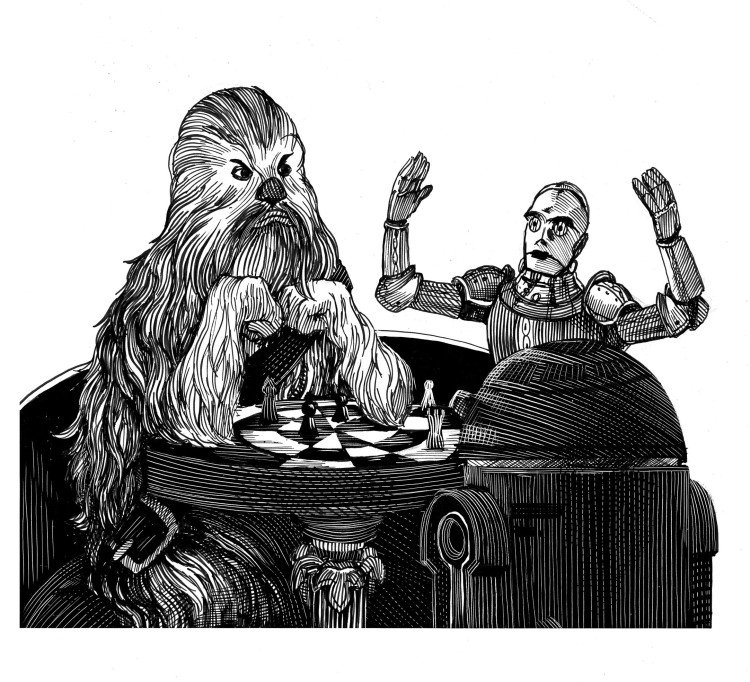 Chewbacca and C3PO