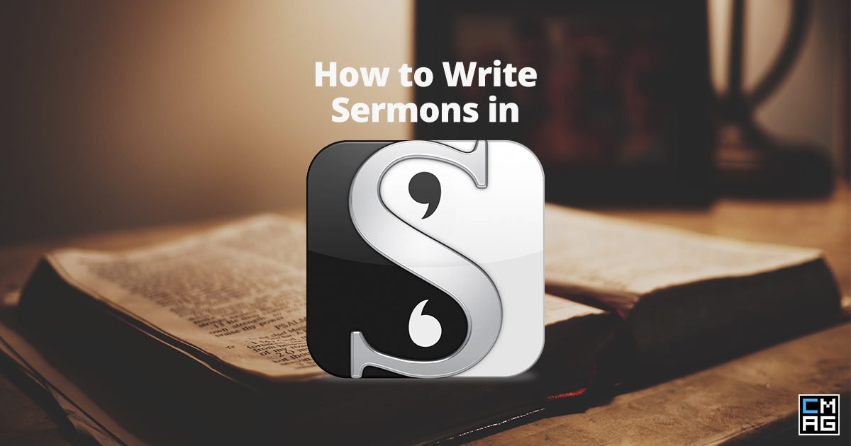 How to Write Sermons in Scrivener