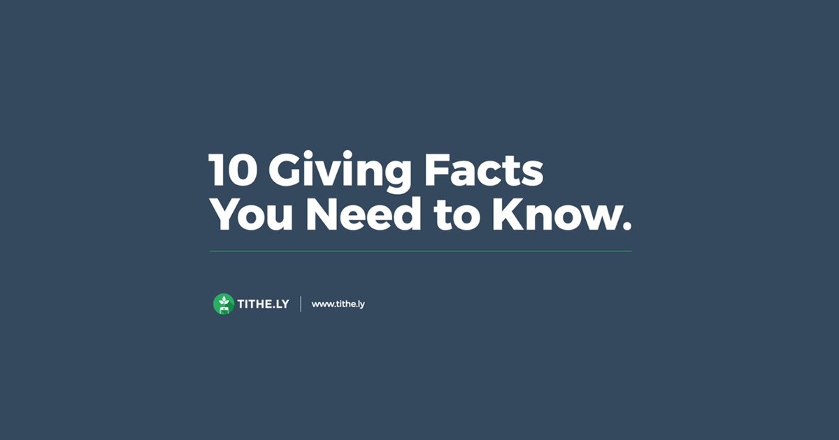 10 Church Giving Facts You Absolutely Need to Know