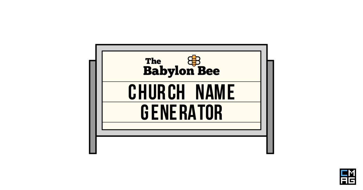 The Church Name Generator