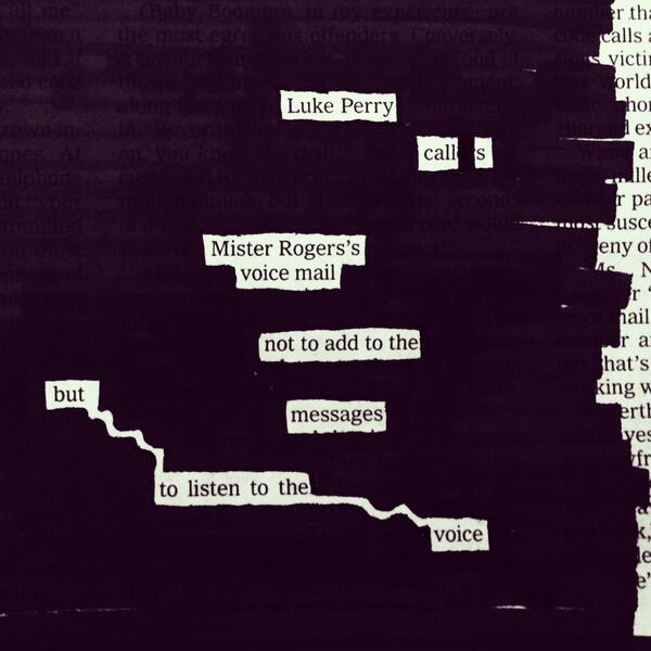 ‘Newspaper Blackout’ by Austin Kleon [Saturday Morning Review]
